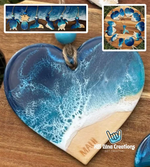 Ocean resin art workshops